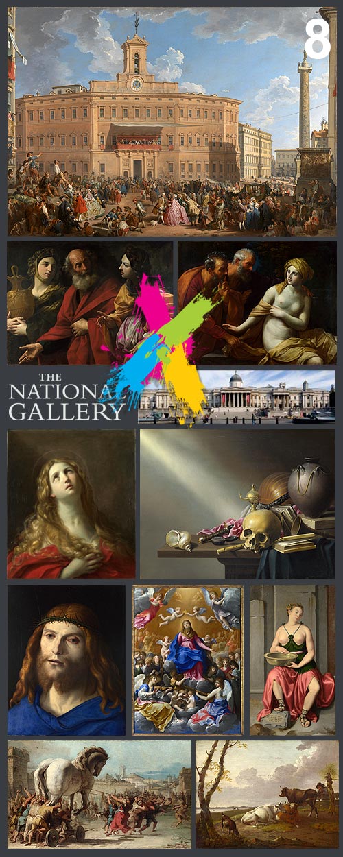 The National Gallery, London 8/8 Ultra HQ 360xJPGs