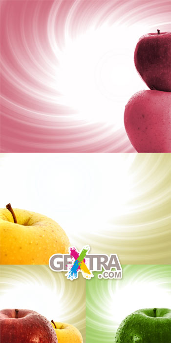 Fresh Apple Backgrounds 5xJPG images