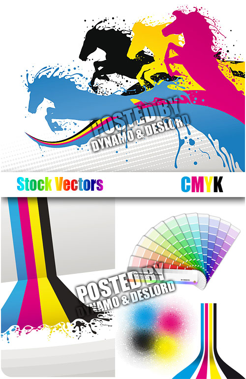 Stock Vectors - CMYK
