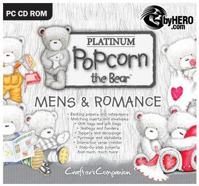 Platinum Popcorn The Bear: Mens and Romance by Crafter\'s Companion