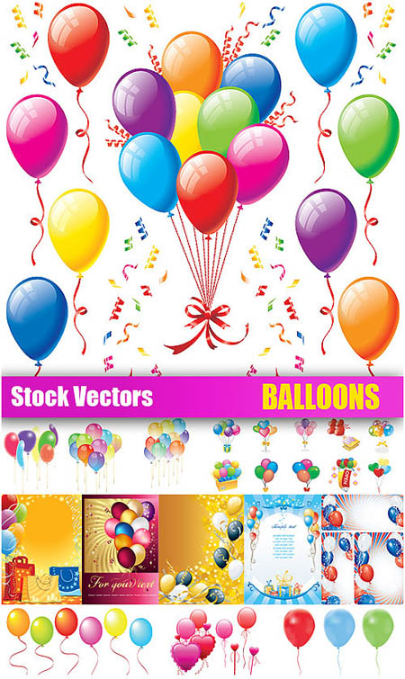 Stock Vectors - Balloons