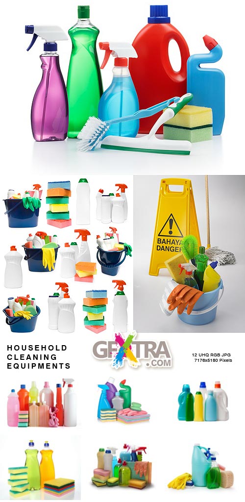 Household Cleaning Equipments 12xJPGs