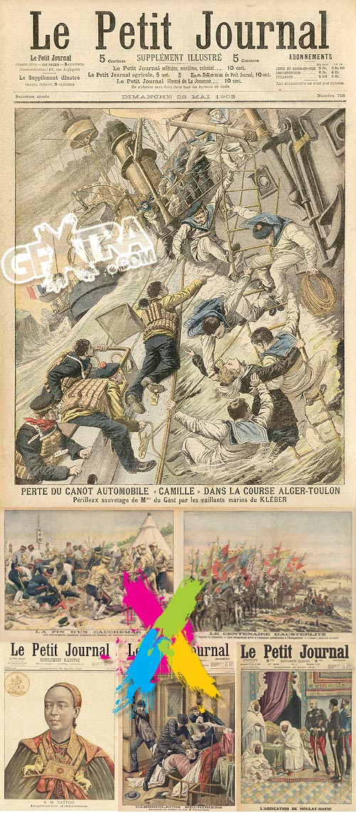 Le Petit Journal - Illustrations From History 40xUHQ Scans