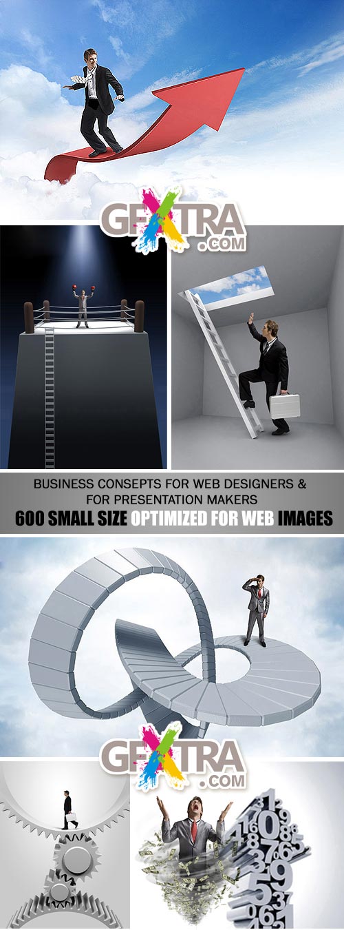 Business Consepts for Web Designers & Presentation Makers 600xJPGs
