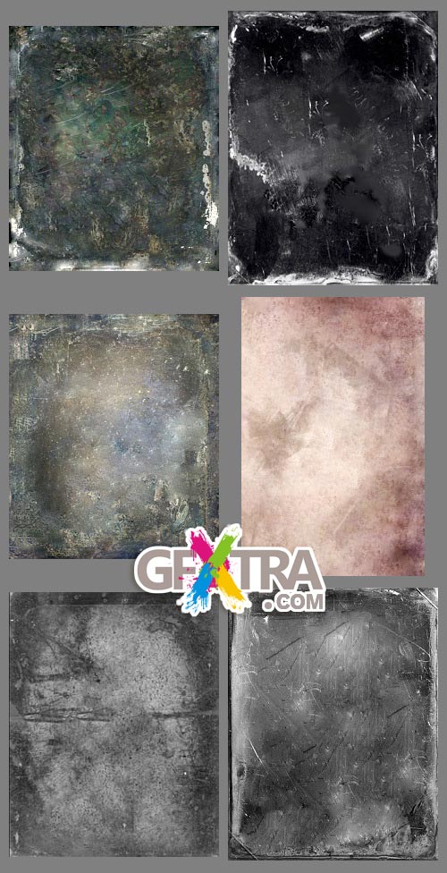 Old Grunge Photo Texture Pack 12xJPGs