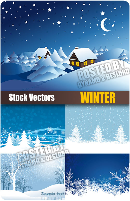 Stock Vectors - Winter