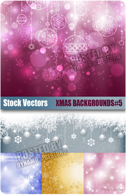 Stock Vectors - Xmas Backgrounds #5