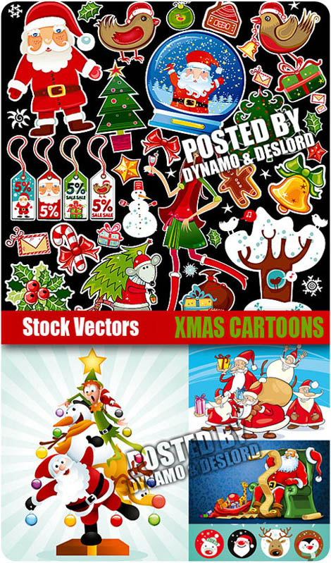 Stock Vectors - Xmas Cartoons