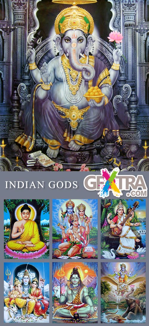 Indian Gods, 42 HQ JPGs