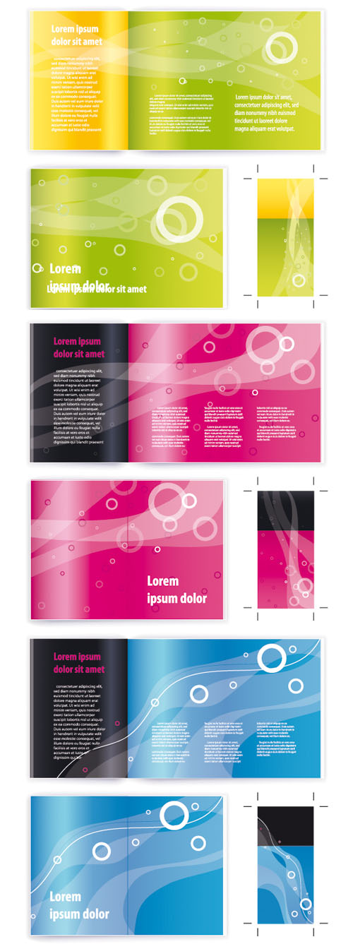 Shutterstock - Booklet Cover Templates 3xEPS