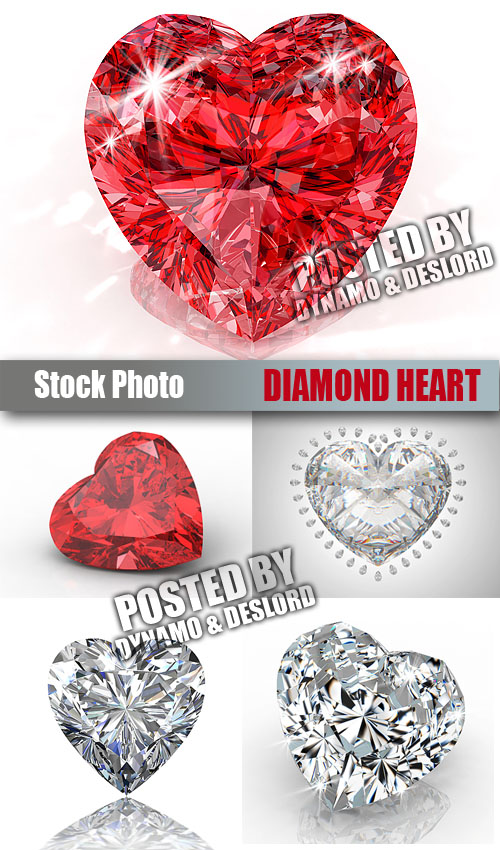 UHQ Stock Photo - Diamond Heart