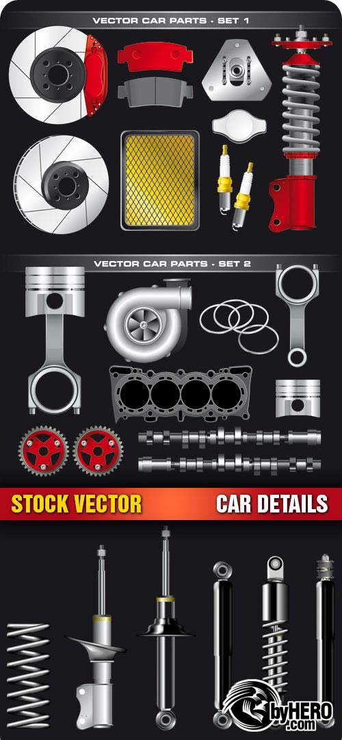 Car Detail Vectors 3xEPS - Shutterstock