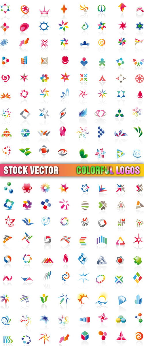 Shutterstock - Colorful Logos 2xEPS