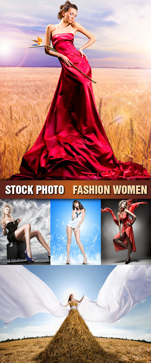 Shutterstock - Fashion Women 5xJPGs