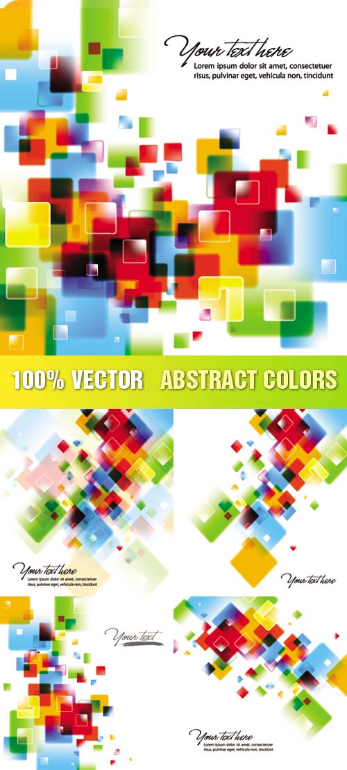Shutterstock - Abstract Colors, 5xEPS