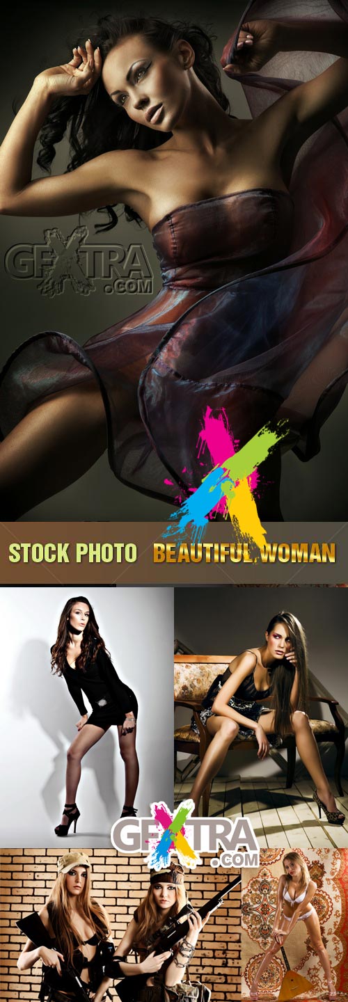 Shutterstock - Beautiful Woman, 5xJPGs