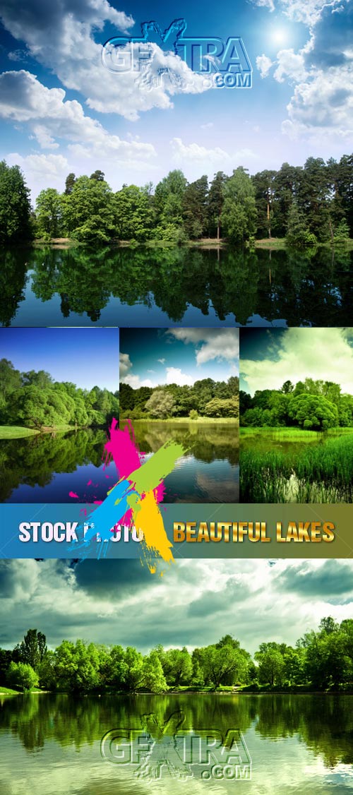 Shutterstock - Beautiful Lakesides 5xJPGs
