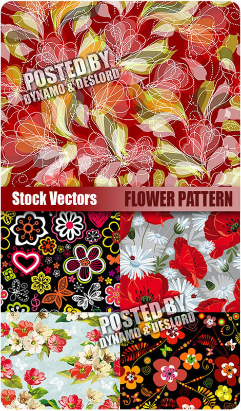 Stock Vectors - Flower Pattern