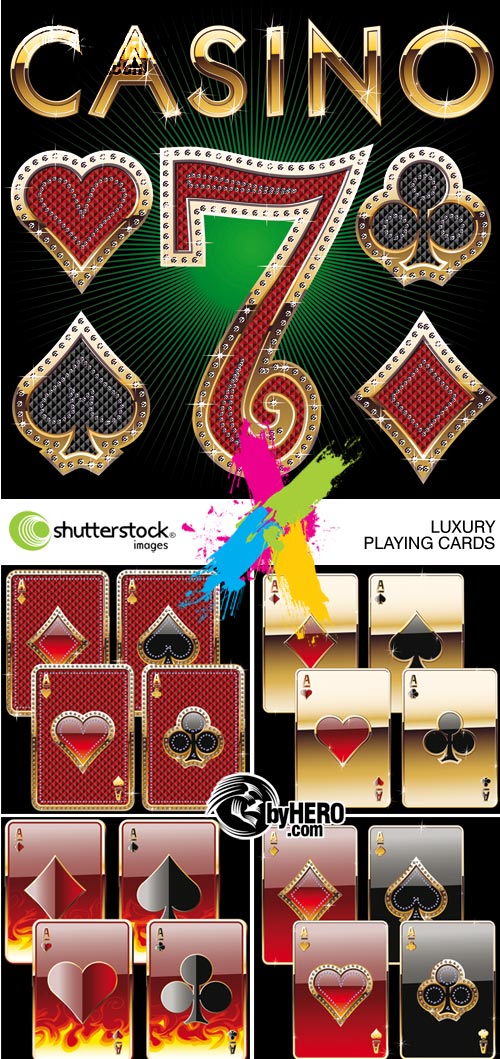 Luxury Playing Cards 5 EPS Vector SS