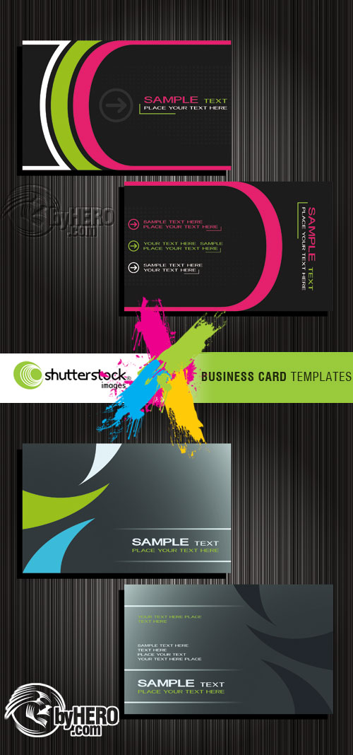 Shutterstock - Business Card Templates 2xEPS