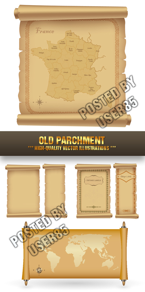 Stock Vector - Old Parchment