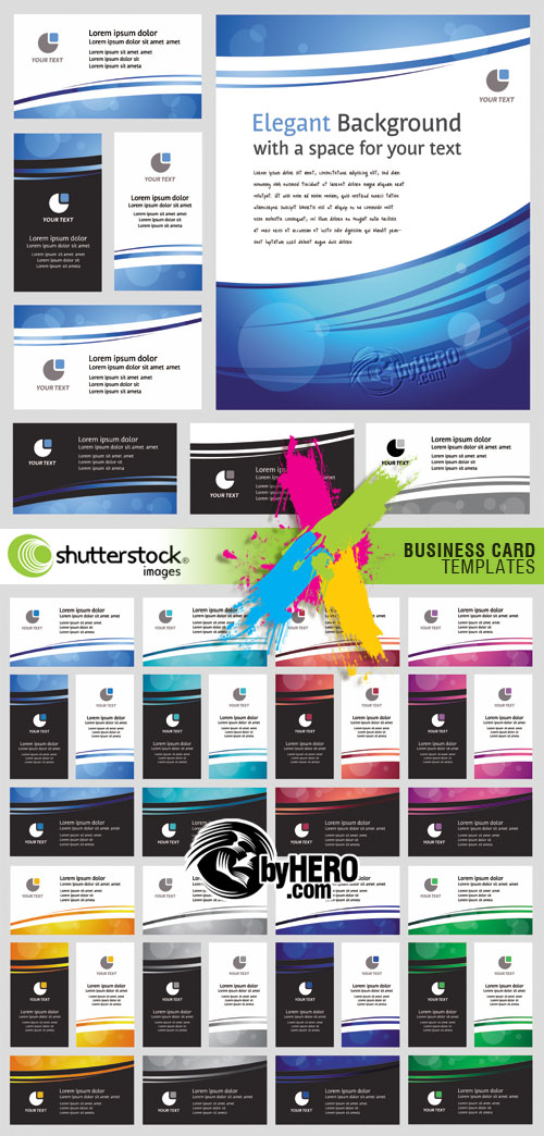 Shutterstock - Business Card Templates 2xEPS