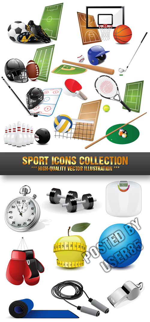 Stock Vector - Sport Icons Collection