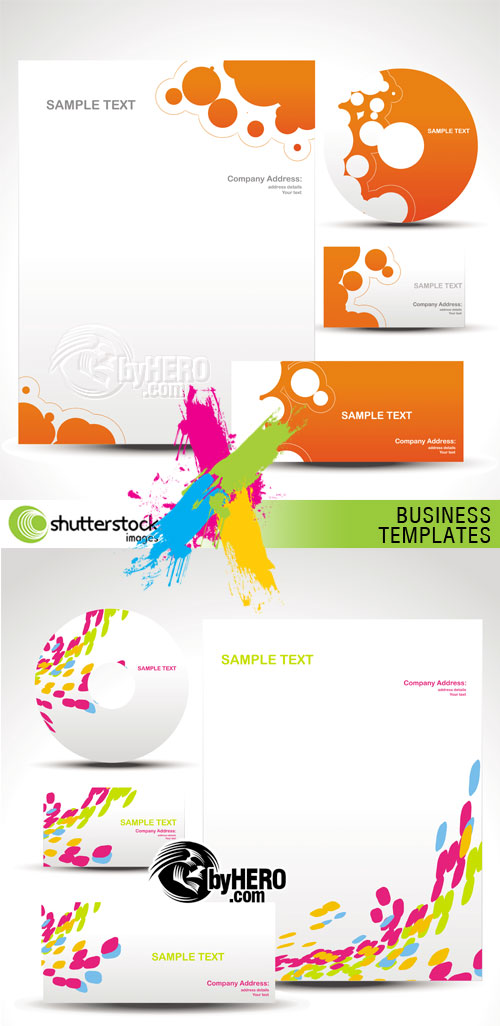 Business Templates 2xEPS Vector SS