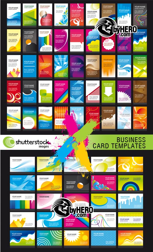 Business Card Templates 2xEPS Vector SS