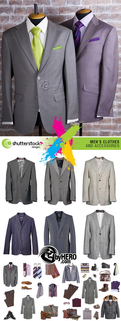 Men\'s Clothes 4xJPGs Stock Image