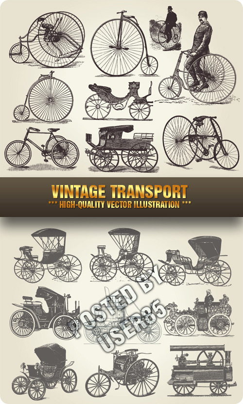 Stock Vector - Vintage Transport