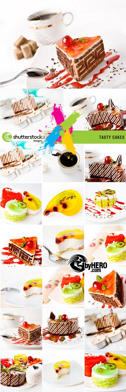 Tasty Cakes 5xJPGs Stock Image