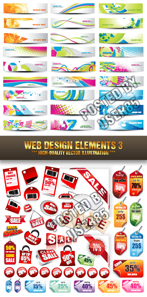 Stock Vector - Web Design Elements 3