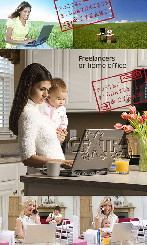 Stock Photo - Freelancers or home office