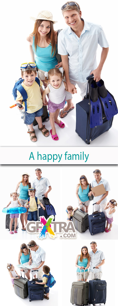 A Happy Family (Traveling Family) 5xJPGs