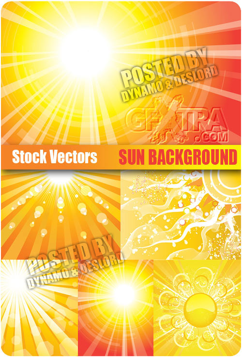 Sun background - Stock Vectors