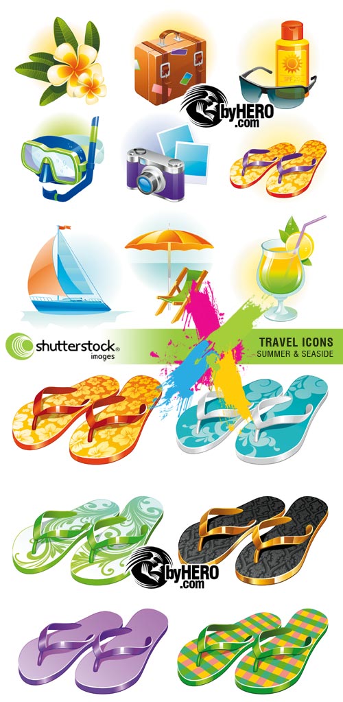 Travel Icons 2xEPS Vector SS