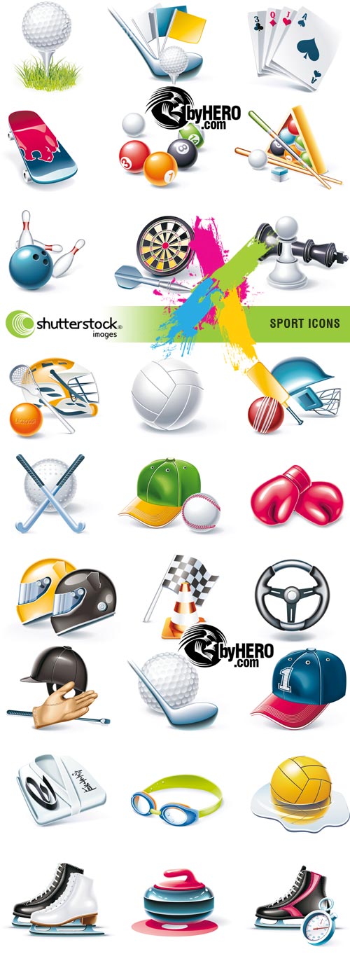 Sport Icons 3xEPS Vector SS