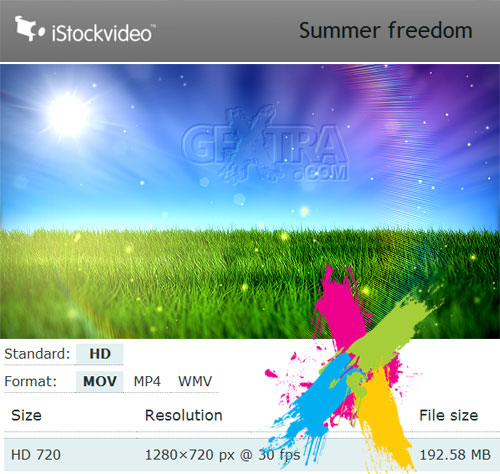 iStockVideo - Summer Freedom HD720 *.mov