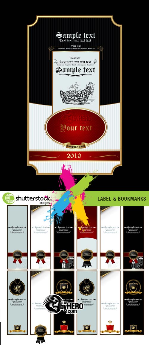 Label & Bookmarks 2xEPS Vector SS