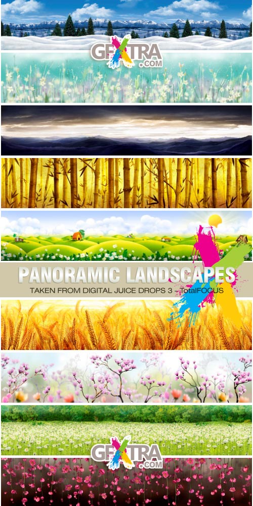 Panoramic Landscapes 17xJPGs 20k Pixels