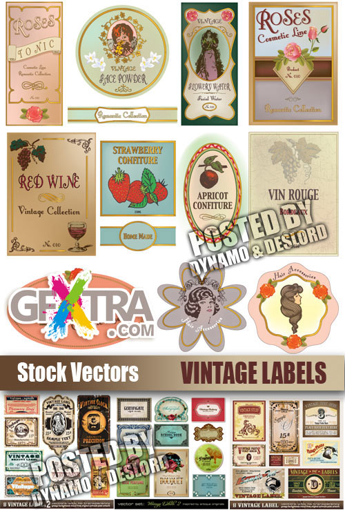 Vintage Labels - Stock Vectors