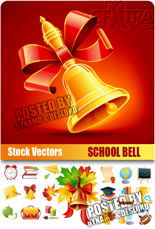 School Bell - Stock Vectors