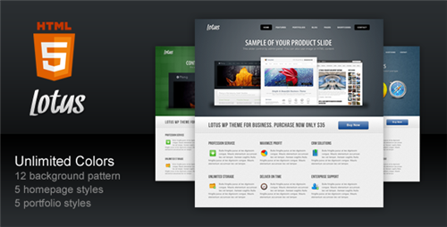 Lotus Template For Business Software Corporate - ThemeForest