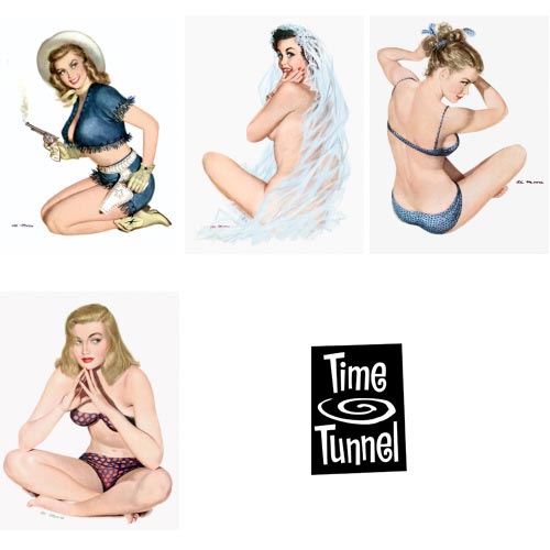 Time Tunnel: Al Moore's Pin-Ups - 1940's and 1950's!