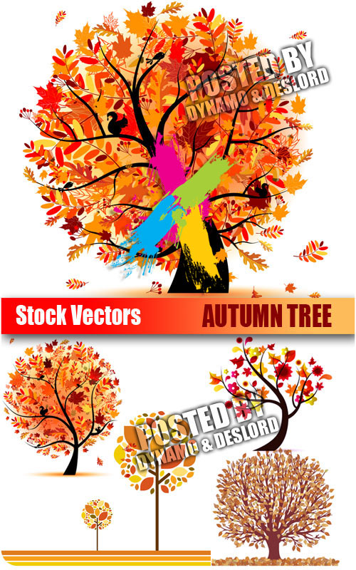 Autumn Tree - Stock Vectors
