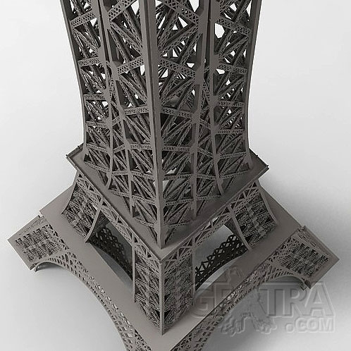 Eiffel Tower - 3d Model, Body