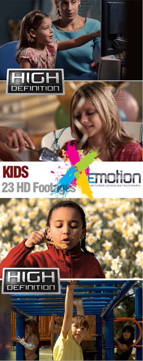 Kids - 23 HD Footages