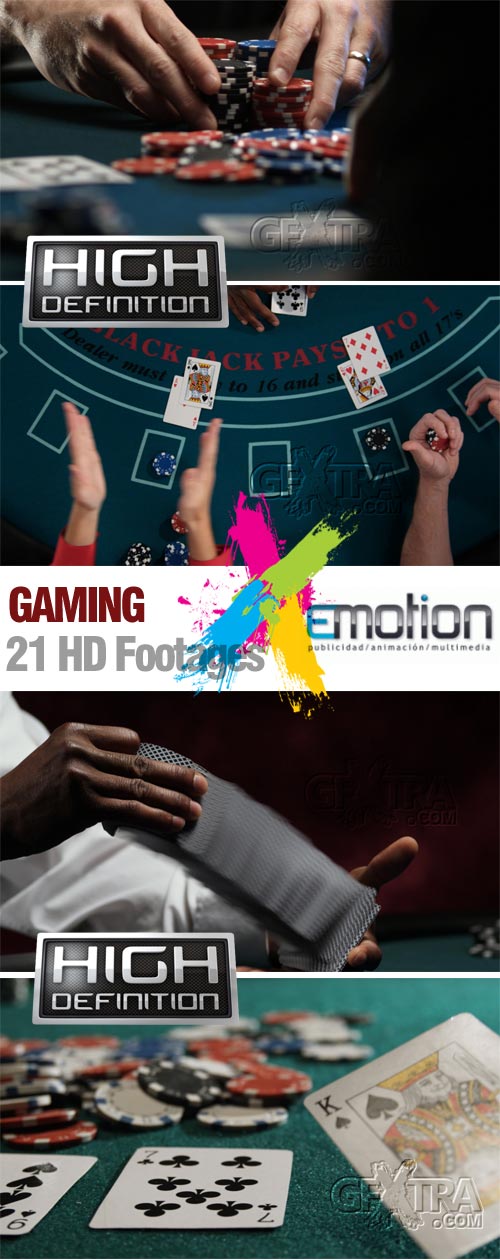Gaming - 21 HD Footages