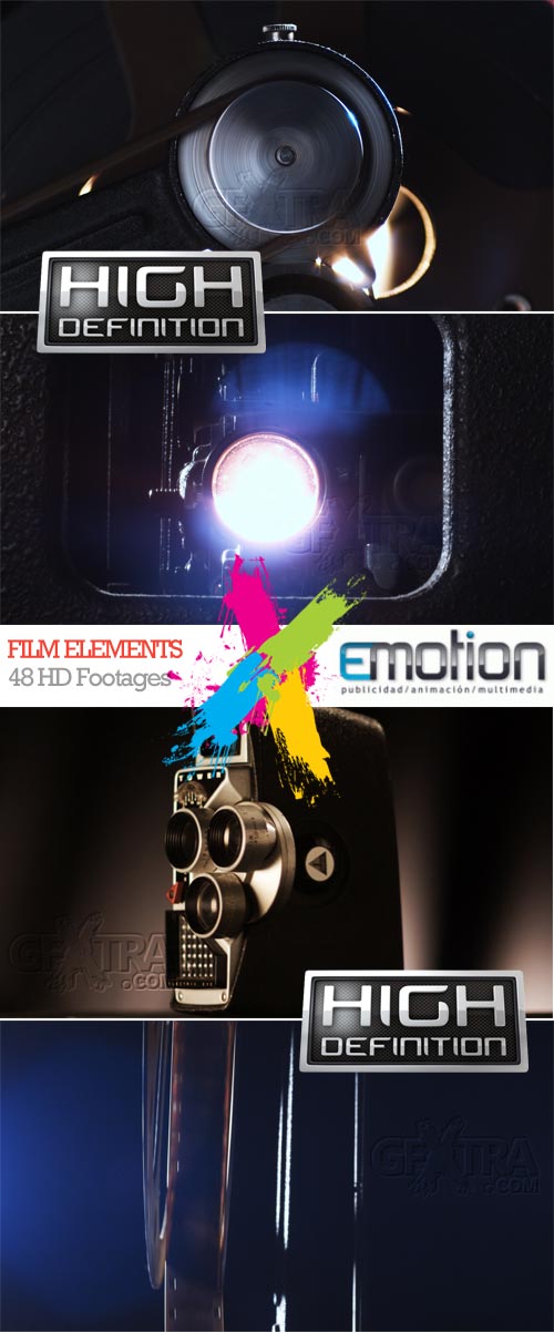 Film Elements, 24 HD Footages